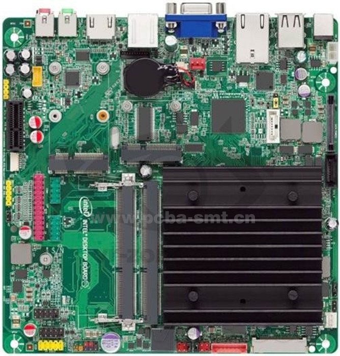 Intel品牌ITX工控主板PCBA贴片加工_smt代加工厂